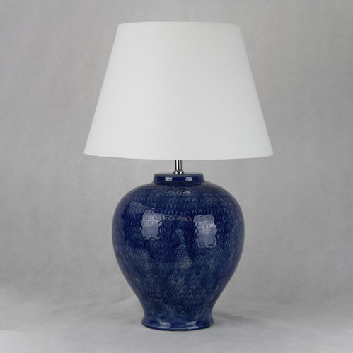 Lampe de table - KELANTIS BLUE EGYPT - Autark 76 Bt. - en métal / en tissu / en céramique