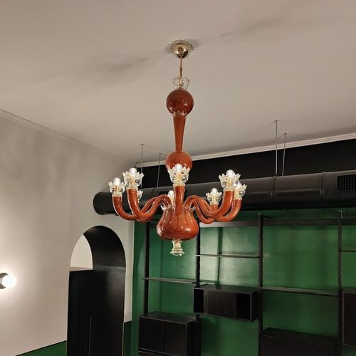 Lustre contemporain - NANNI - BOTTEGA VENEZIANA - en verre soufflé / en verre de Murano / en or
