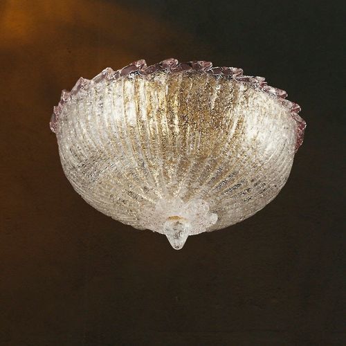 Plafonnier de style - SANDALO PF - BOTTEGA VENEZIANA - rond / en cristal / en verre de Murano