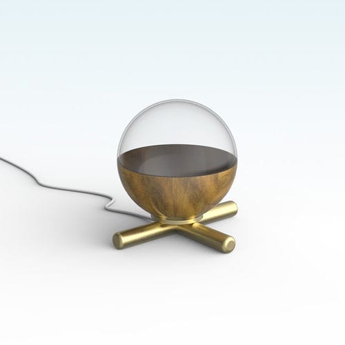 Lampe de table - BORA-LT - BOTTEGA VENEZIANA - en métal / en verre soufflé / en verre de Murano