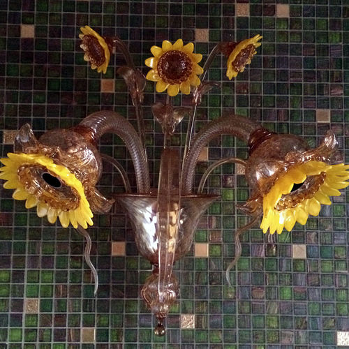 Applique murale classique - GIRASOLI - BOTTEGA VENEZIANA - d'intérieur / en verre soufflé / en verre de Murano