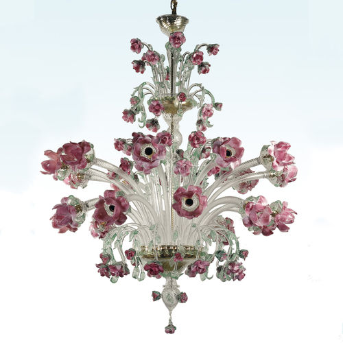 Lustre classique - ROSETO-20 - BOTTEGA VENEZIANA - en verre / professionnel / à LED