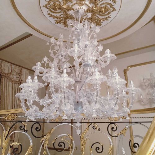 Lustre classique - VAPOROSO - BOTTEGA VENEZIANA - en verre soufflé / en verre vénitien / en or