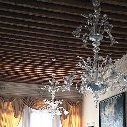 Lustre classique - PALLADIO - BOTTEGA VENEZIANA - en verre soufflé / en verre de Murano / 12 ampoules