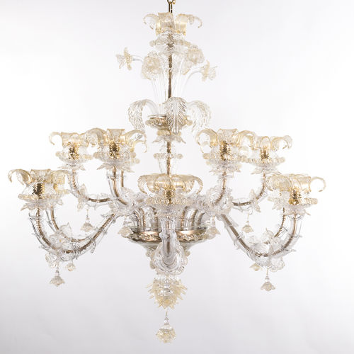 Lustre de style - PISANI - BOTTEGA VENEZIANA - en verre soufflé / en verre de Murano / professionnel