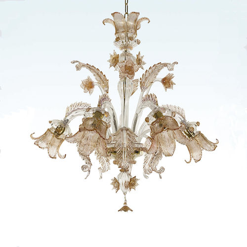 Lustre classique - AMBRATO - BOTTEGA VENEZIANA - en verre soufflé / en verre de Murano / en or