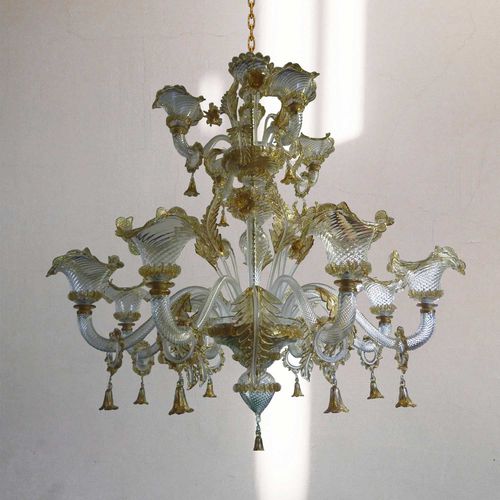 Lustre classique - DREAM - BOTTEGA VENEZIANA - en verre / professionnel / candélabre