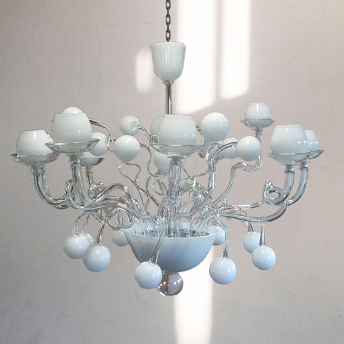 Lustre contemporain - SANDER - BOTTEGA VENEZIANA - en cristal / en verre soufflé / en verre de Murano