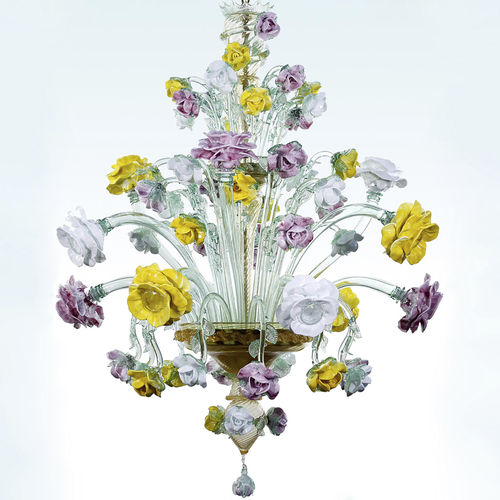 Lustre classique - BOUQUET - BOTTEGA VENEZIANA - en verre soufflé / en verre de Murano / 12 ampoules