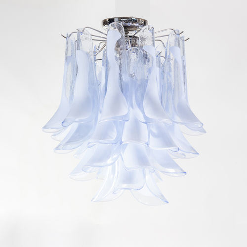 Plafonnier Art Déco - Artemide azzurro - BOTTEGA VENEZIANA - en verre de Murano / à LED / fait main