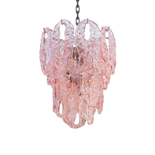Lustre Art Déco - GHIACCIO ROSA  - BOTTEGA VENEZIANA - en cristal / en verre soufflé / en verre vénitien