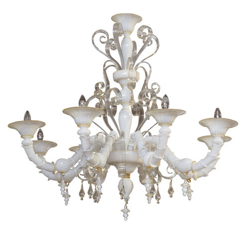 Lustre classique - MELANIE - BOTTEGA VENEZIANA - en cristal / en verre soufflé / en or