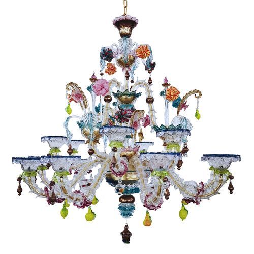 Lustre de style - DANDOLO NEW EDITION - BOTTEGA VENEZIANA - en verre / en cristal / en verre de Murano