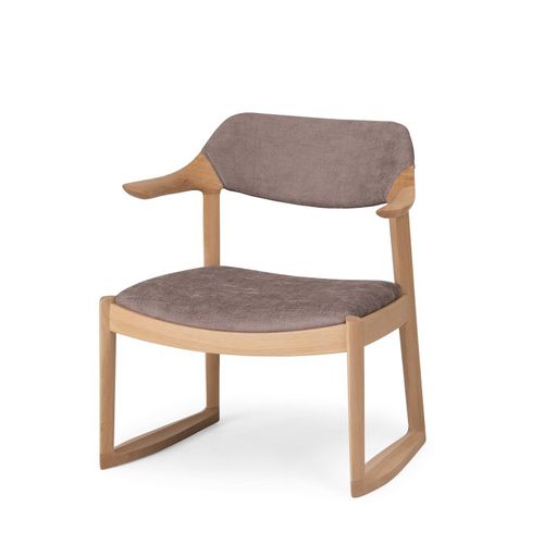 Chaise de salle à manger contemporaine - WING LUX LD Chu-zaisu - CondeHouse - d'intérieur / en tissu / en cuir