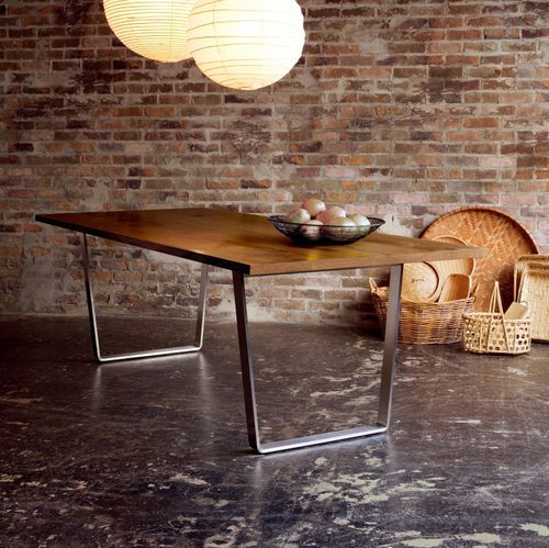 Table à manger contemporaine - SLED - CondeHouse - en chêne / en noyer / en bois massif