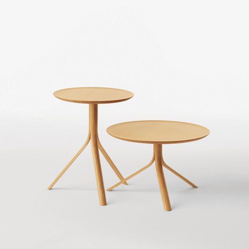 Table d'appoint contemporaine - SPLINTER - CondeHouse - en chêne / en contreplaqué / en bois teinté