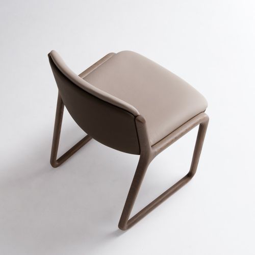 Chaise de salle à manger contemporaine - EIGHT - CondeHouse - d'intérieur / en tissu / en cuir