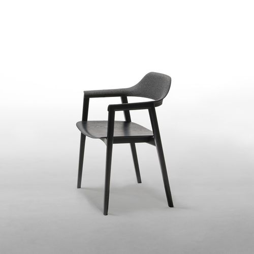 Chaise de salle à manger contemporaine - TEN (21) UB - CondeHouse - d'intérieur / en tissu / en cuir