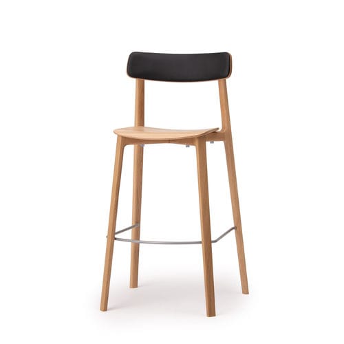 Chaise de bar contemporaine - AATOS - CondeHouse - d'intérieur / en tissu / en cuir
