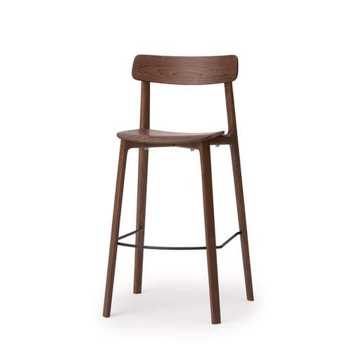 Chaise de bar contemporaine - AATOS - CondeHouse - d'intérieur / en chêne / avec piètement en bois massif