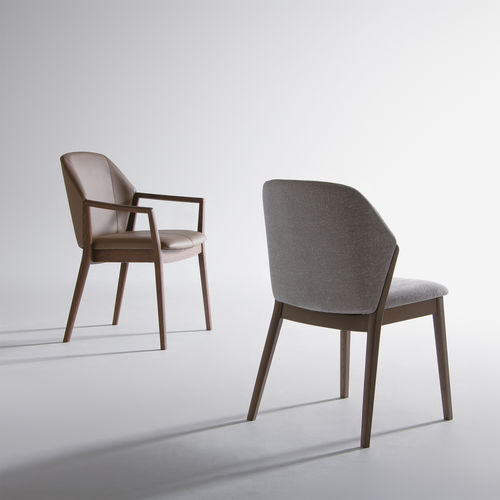 Chaise de salle à manger contemporaine - KARI - CondeHouse - d'intérieur / en tissu / en cuir