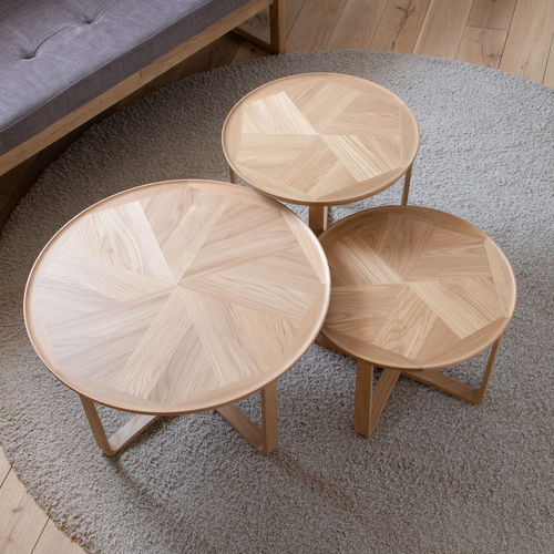 Table d'appoint contemporaine - GERBERA 50 (L) - CondeHouse - en chêne / en noyer / en frêne