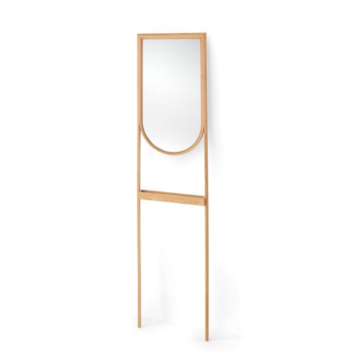 Miroir mural - SPLINTER - CondeHouse - contemporain / en chêne / noir