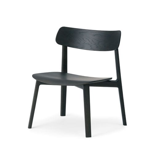 Fauteuil contemporain - AATOS  - CondeHouse - en frêne / noir / incolore