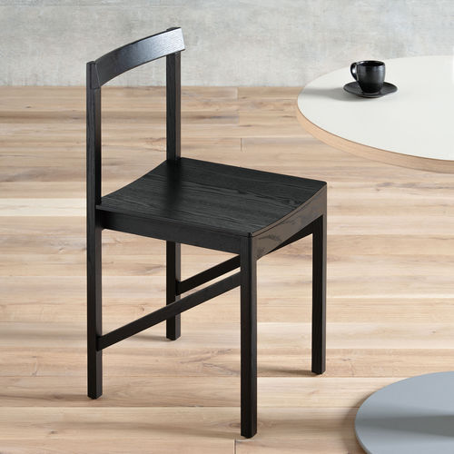 Chaise de salle à manger contemporaine - NAKKA  - CondeHouse - d'intérieur / en frêne / avec piètement en bois