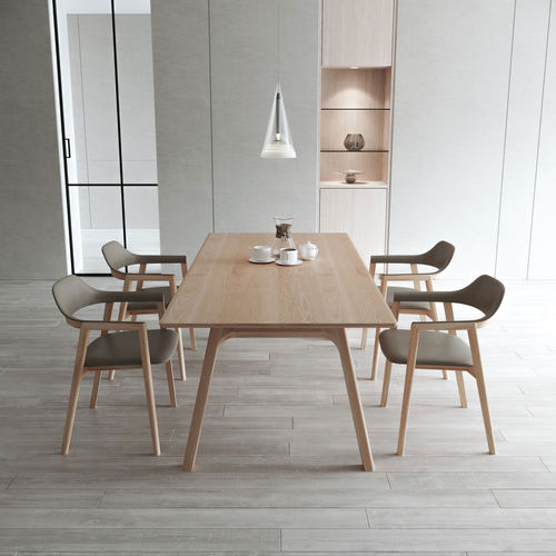 Chaise de salle à manger contemporaine - TEN (21) UB - CondeHouse - d'intérieur / en tissu / en cuir