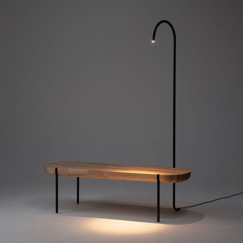 Banc contemporain - TUB Bench - CondeHouse - en frêne / sans dossier / sans accoudoirs