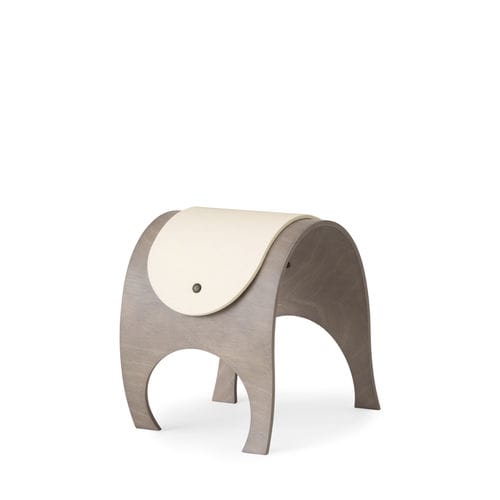 Tabouret contemporain - TOMTE  - CondeHouse - en contreplaqué moulé / en feutre / avec piètement en bois