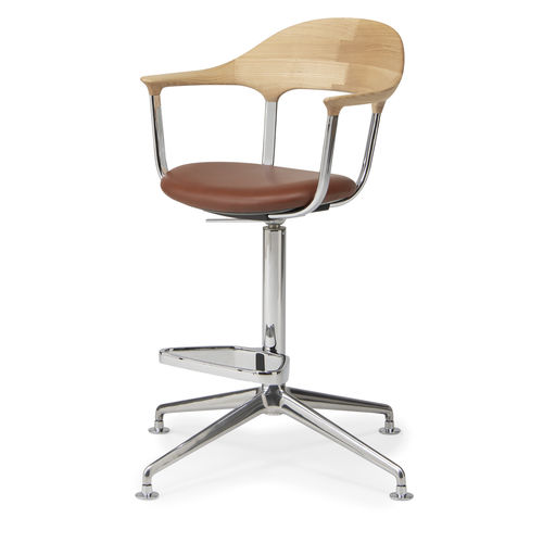 Chaise de bureau contemporaine - FOUR  - CondeHouse - d'intérieur / en tissu / en cuir