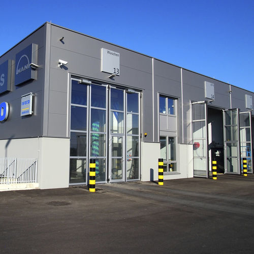 Porte industrielle pliante - ROBUST - Schneider Torsysteme - en aluminium / automatique / de sécurité