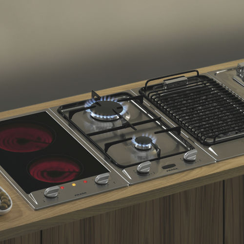 Table de cuisson à gaz - FPG3032 - BLUAWAY SA - électrique / 2 foyers / encastrable