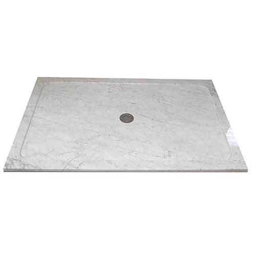 Bac à douche carré - WHITE  - INDIA STONE EXPORT - à carreler / en marbre