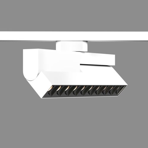 Éclairage sur rail à LED - PIATTO - Tupex Electric - rectangulaire / en aluminium / professionnel