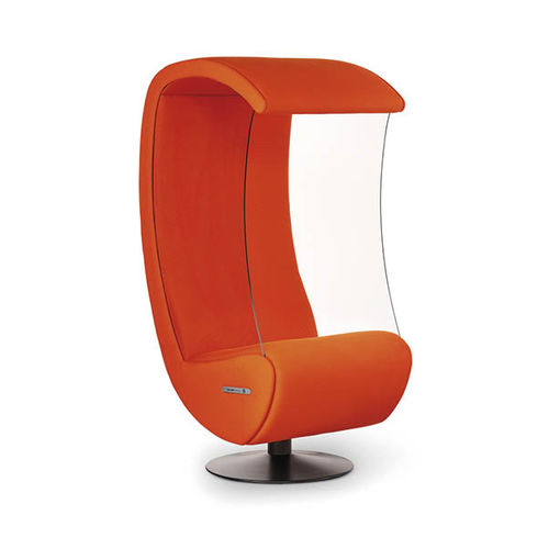 Fauteuil de bureau design minimaliste - SSHHH 5 - EVAVAARA DESIGN - en tissu / tapissé / lumineux