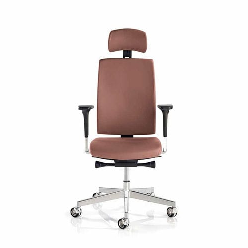 Chaise de bureau contemporaine - REXSITT - d'intérieur / en velours / tapissée