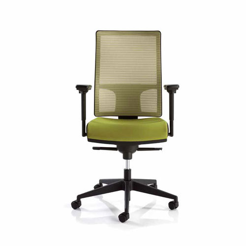 Chaise de bureau contemporaine - RIGA - REXSITT - d'intérieur / en résille / tapissée
