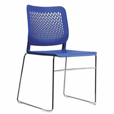 Chaise contemporaine - ICONA - REXSITT - d'intérieur / en polypropylène / avec piètement en acier