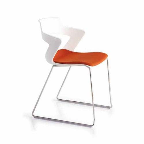 Chaise contemporaine - ARWEN - REXSITT - d'intérieur / en polypropylène / avec piètement en acier