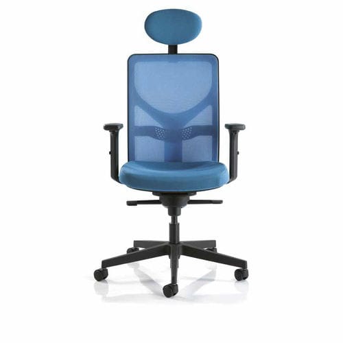 Chaise de bureau contemporaine - ELIKA - REXSITT - d'intérieur / en résille / tapissée