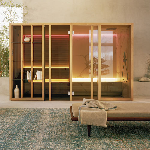 Sauna hammam - YOKU SH - EFFE - résidentiel / en bois / en verre