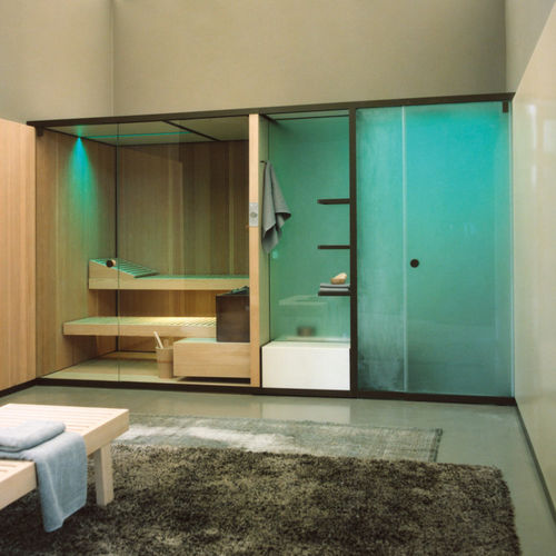 Sauna hammam - BODYLOVE SH - EFFE - résidentiel / en bois / en verre