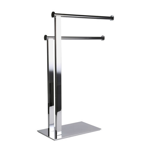 Porte-serviettes 1 barre - 83 920 585 -  Czech & Speake - sur pied / en métal chromé / en nickel