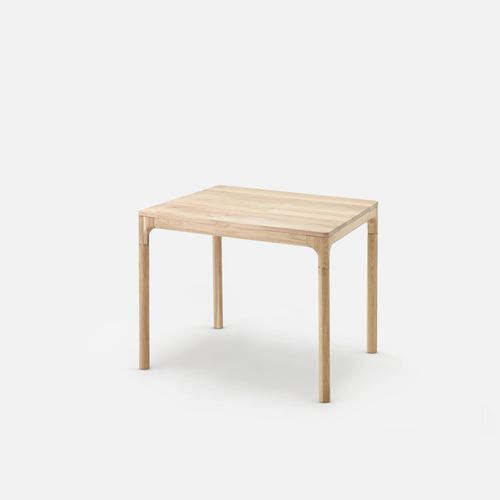 Table à manger contemporaine - The Extentable Mini - LITOOC - en chêne / avec piètement en chêne / rectangulaire