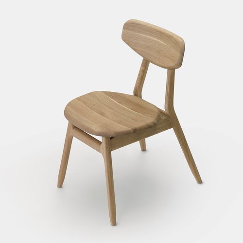 Chaise contemporaine - Briolette - LITOOC - d'intérieur / en chêne / en placage de bois