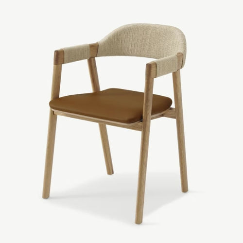 Chaise contemporaine - Nishan - LITOOC - d'intérieur / en cuir / en rotin