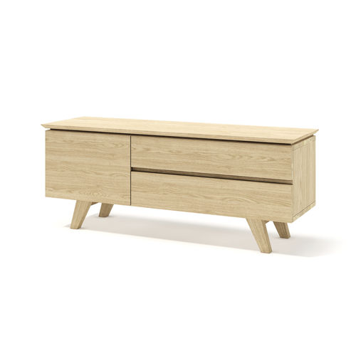 Buffet contemporain - Emil Mini - LITOOC - en noyer / en chêne blanc / avec tiroirs